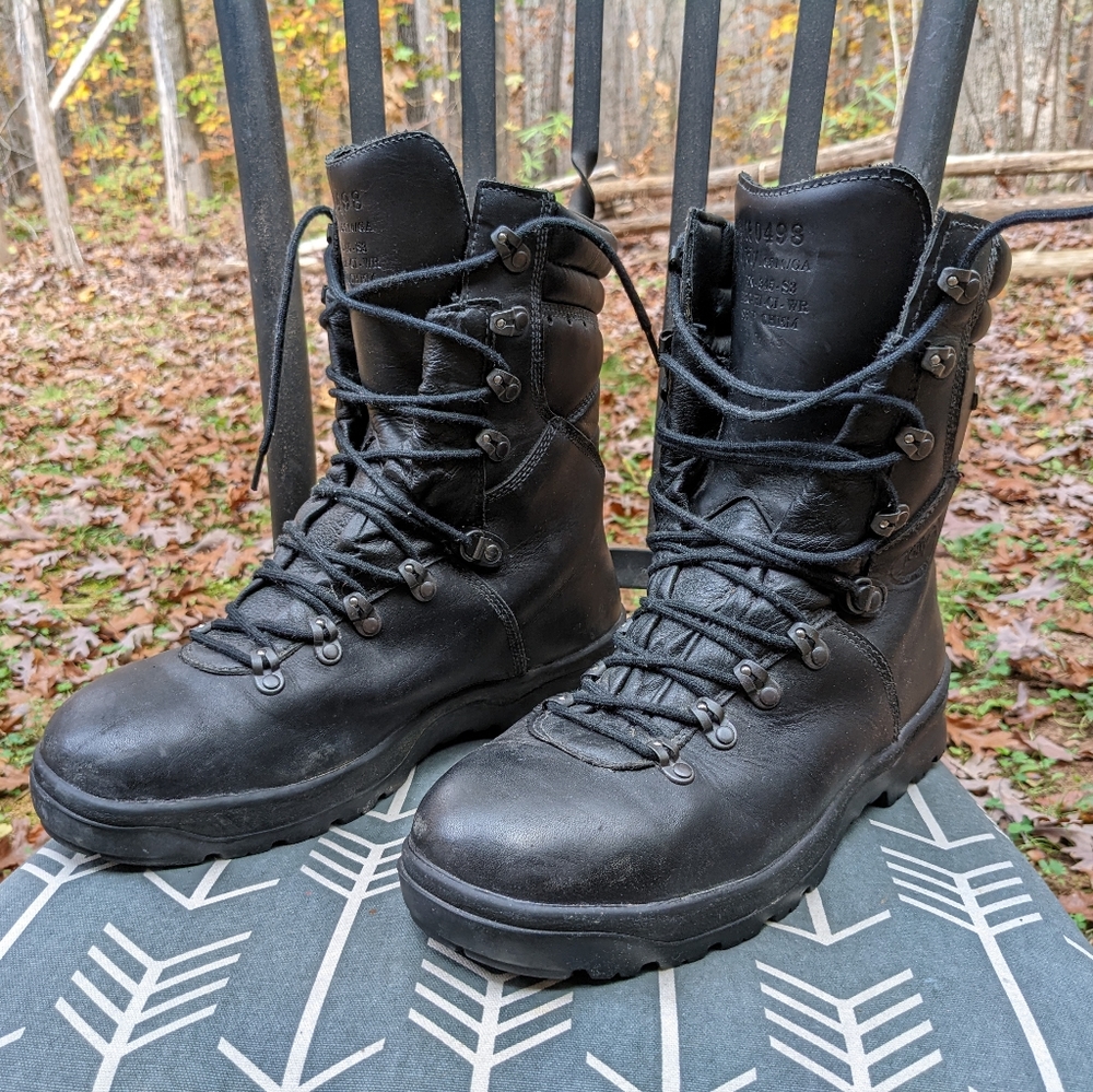 Jolly 6510/GA Black Storm Black Gore-Tex Military Police Combat Boots Steel Toe